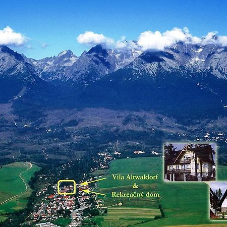 Vila Altwaldorf B&B Vysoke Tatry Stará Lesná Екстериор снимка
